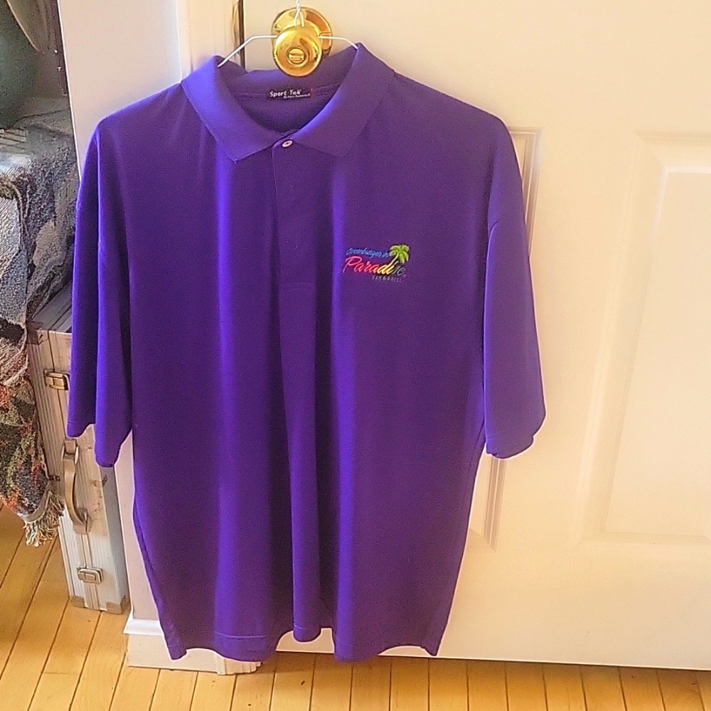 Jimmy Buffett Cheeseburger in Paradise xxl Polo Shirt